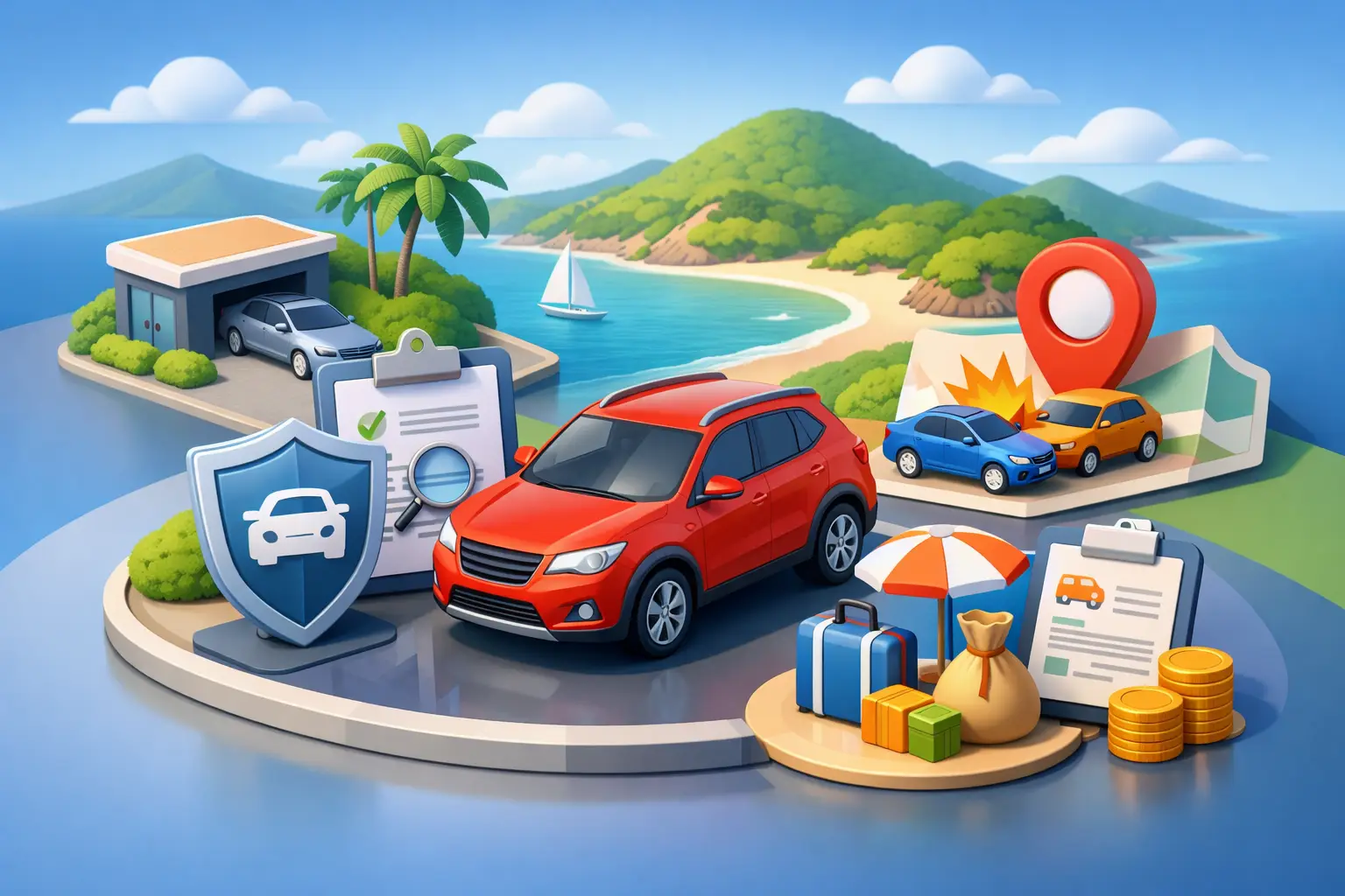 Insurance Options for Car Rental in Antigua