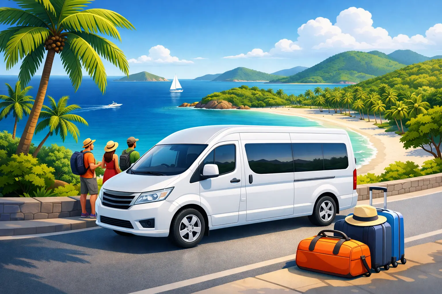 Van Hire Antigua for Comfortable Group Travel