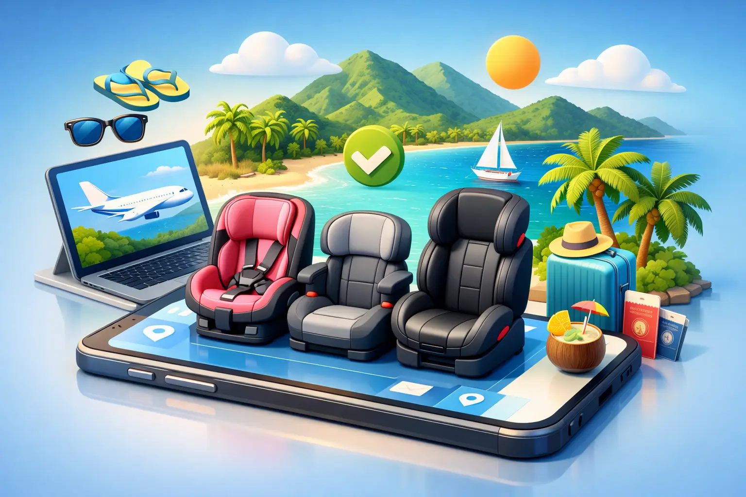 How to Reserve Family Car Seats for Antigua