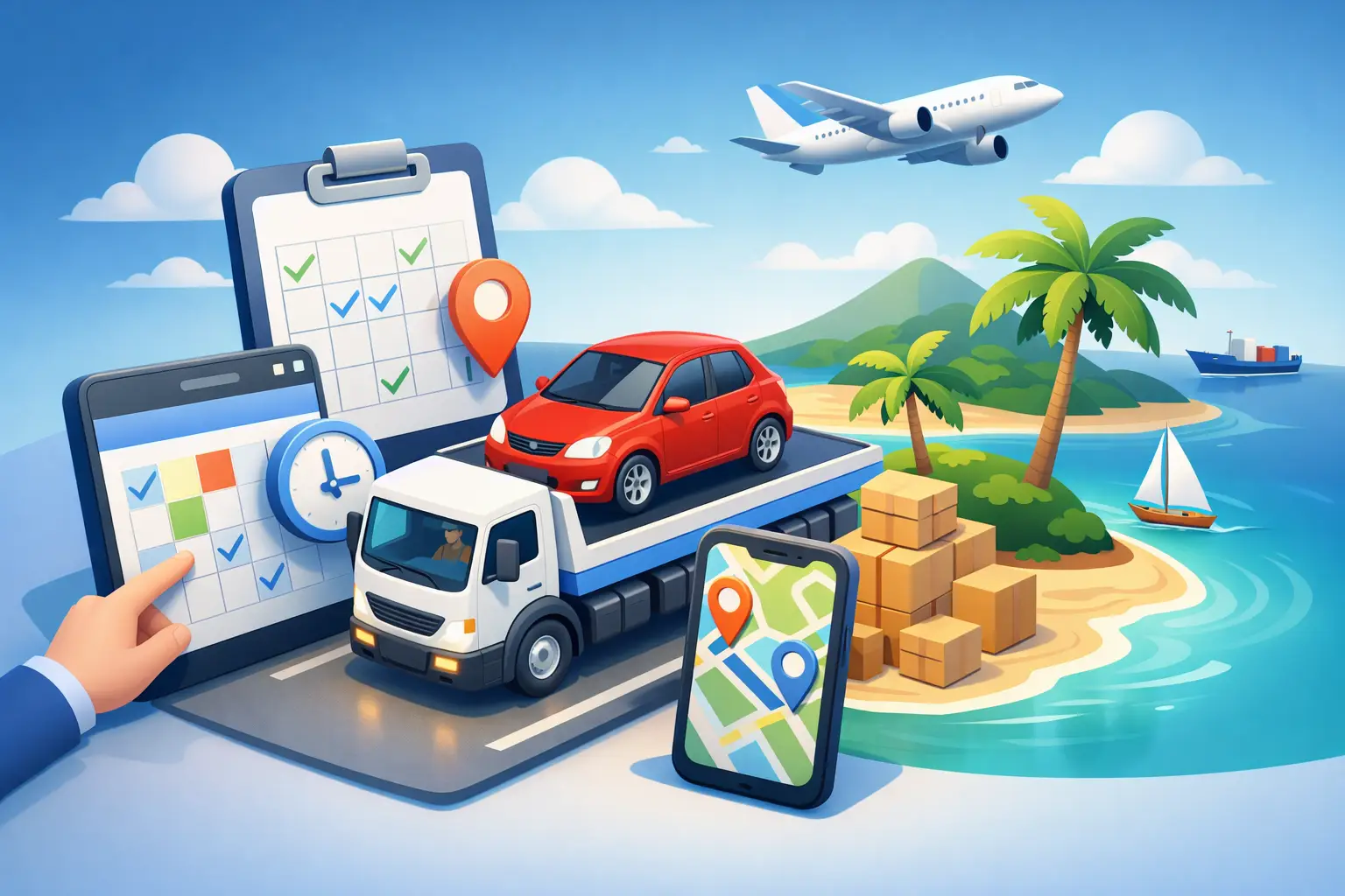 How to Schedule Vehicle Delivery in Antigua