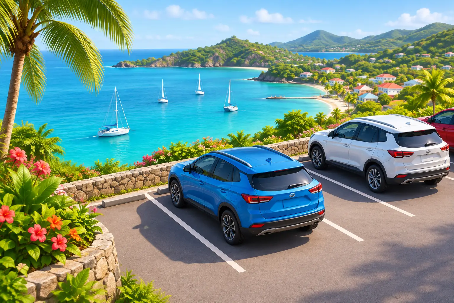 Island Parking in Antigua for Confident Drivers